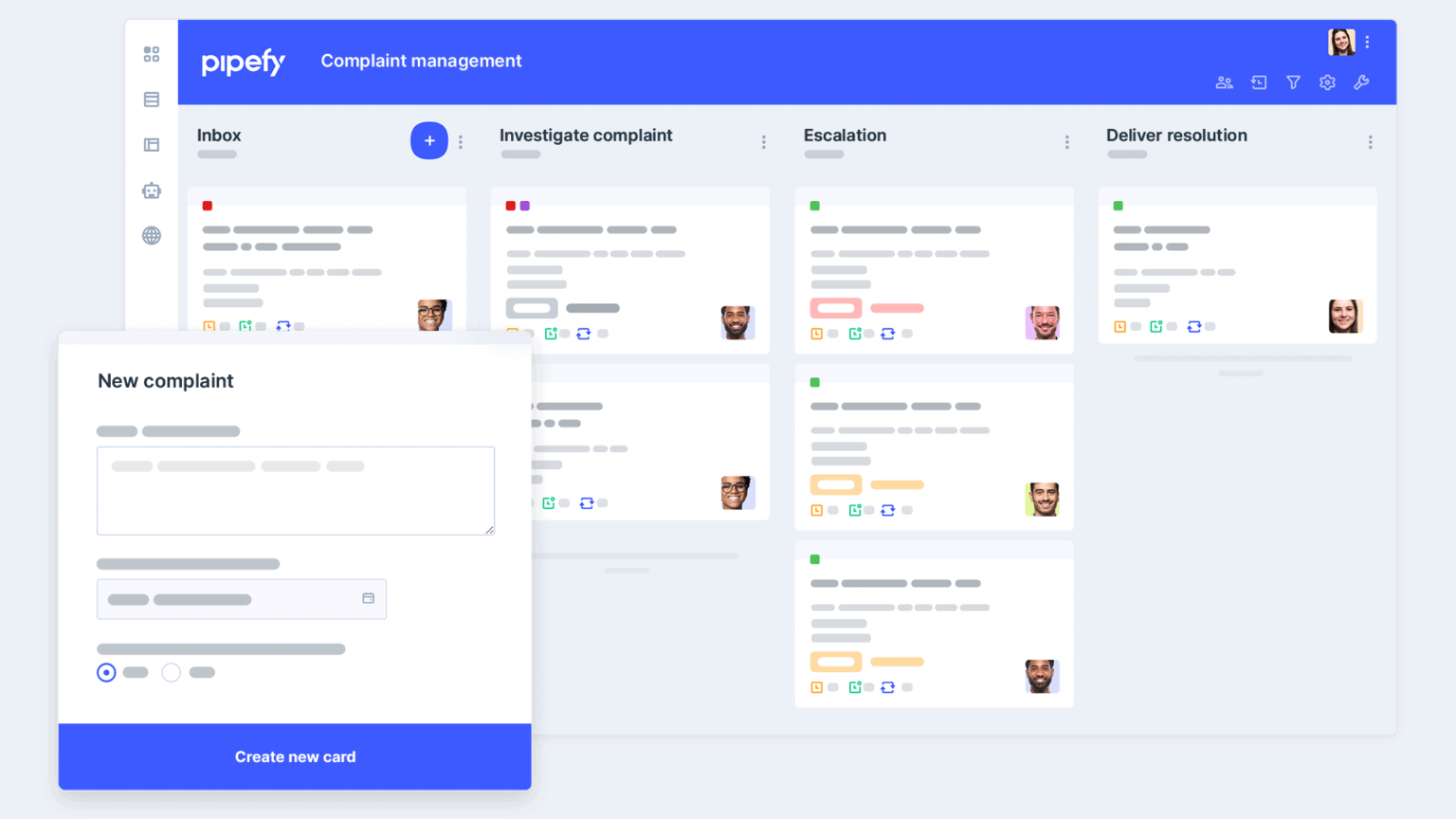 Complaing Management template