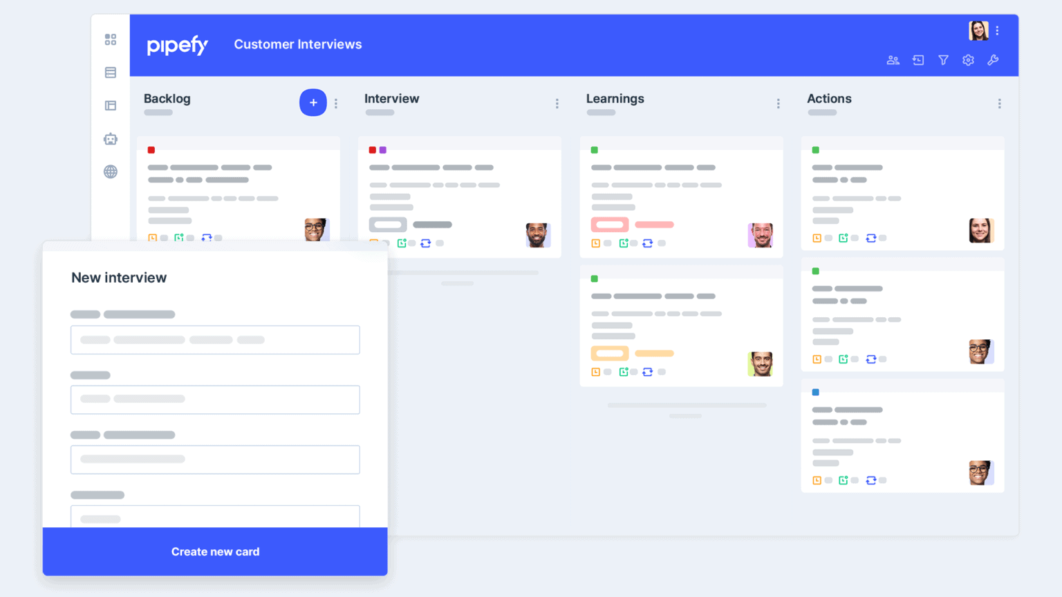 Customers Interview template