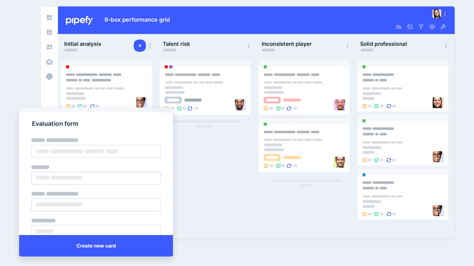 9-box performance grid template