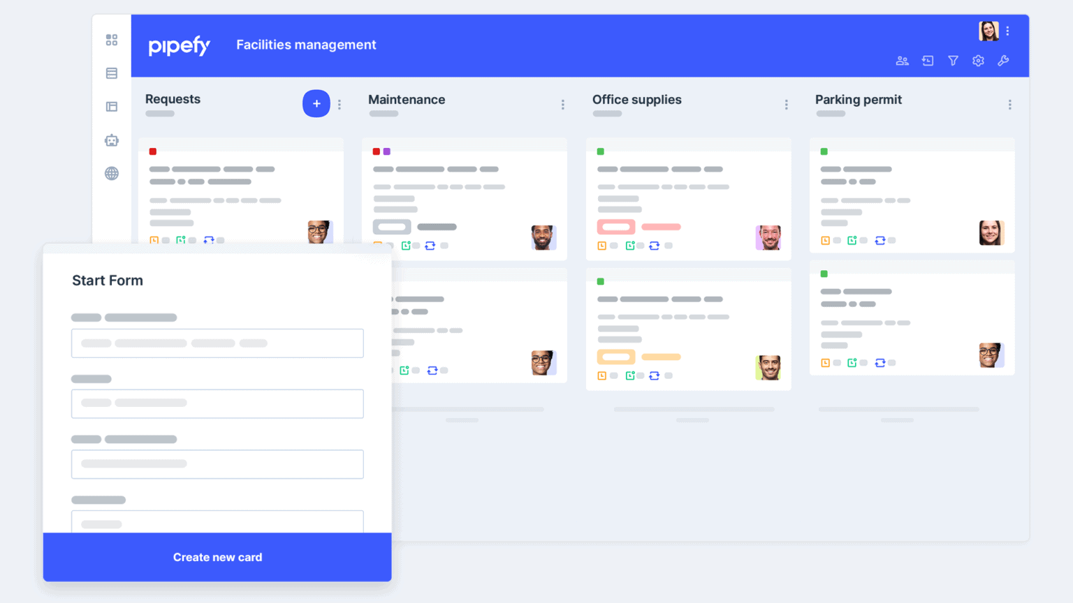 Facilities management template