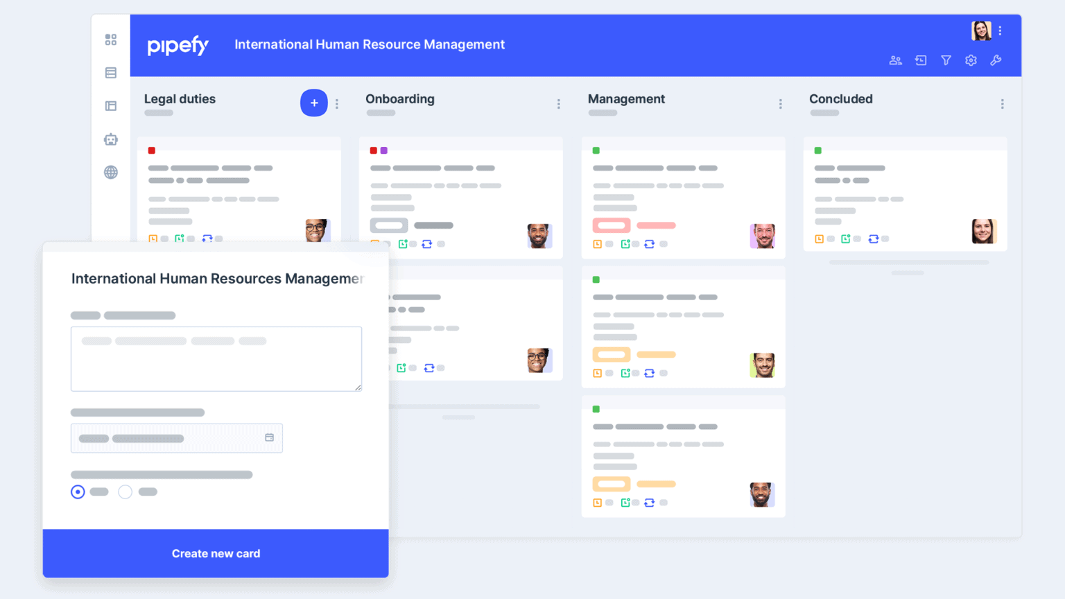 International HR Management template