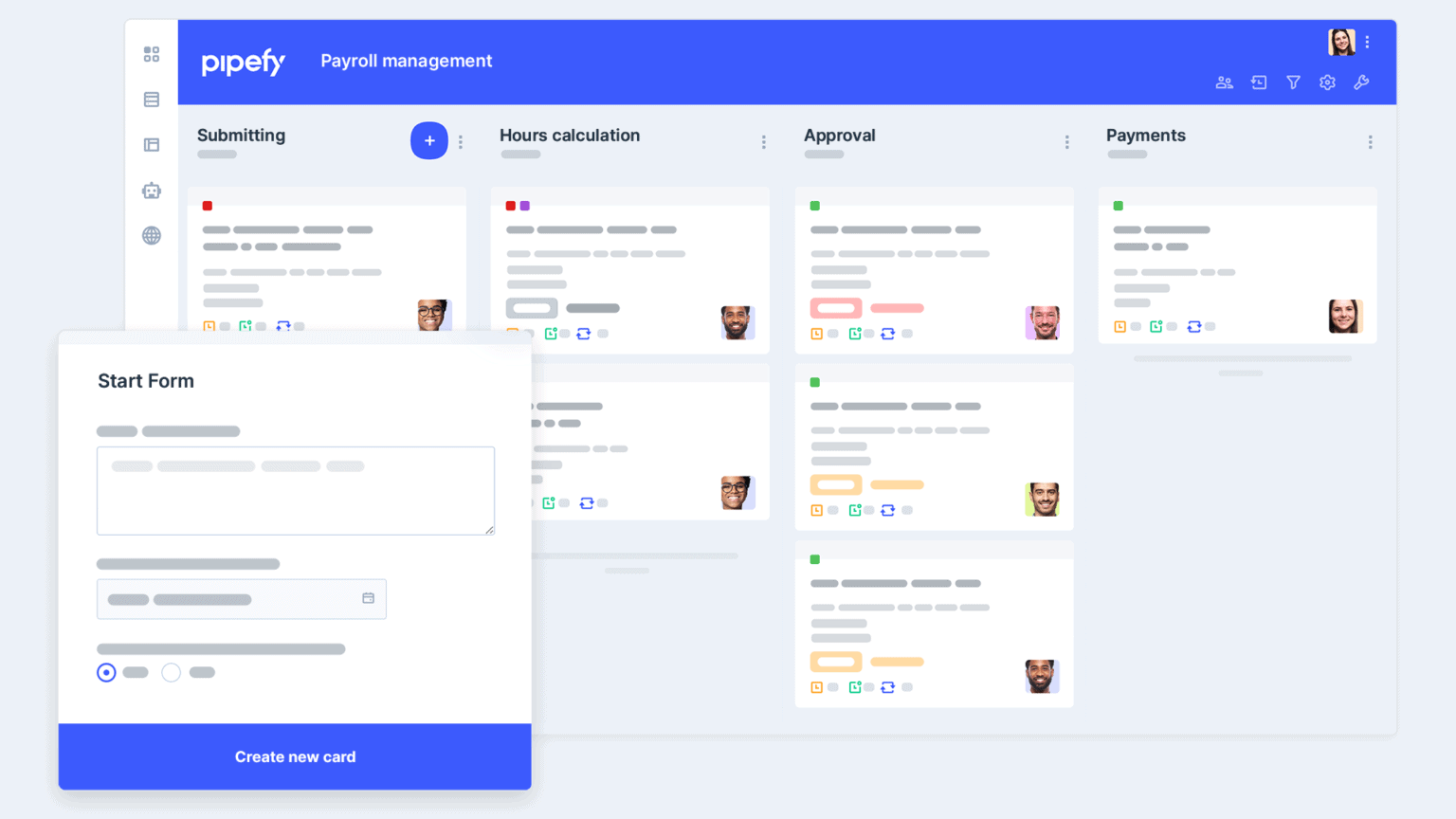 Payroll management template