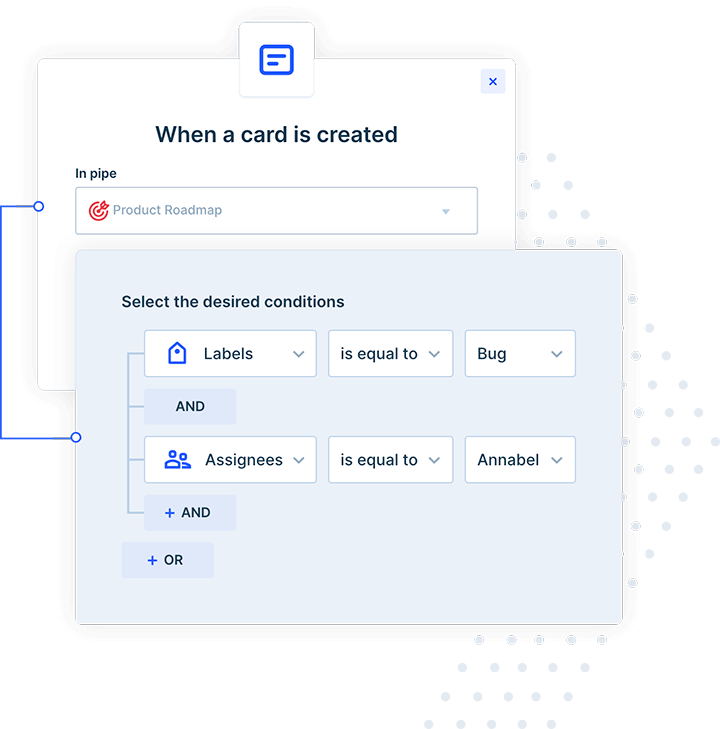 How to create an automation card