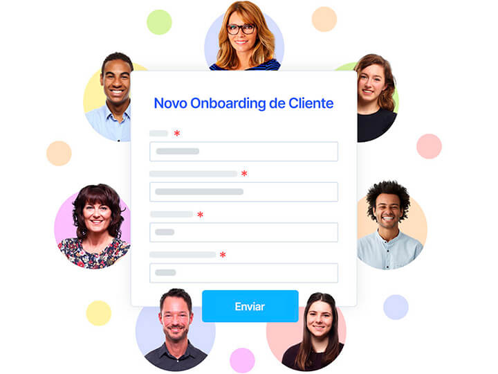 Formulário para novo onboarding de cliente.
