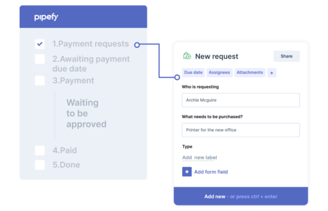 Accounts payable example