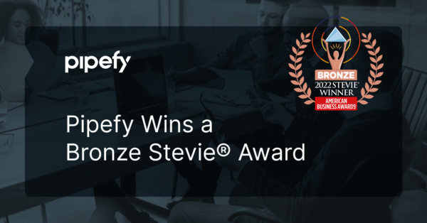 Pipefy Wins A Bronze Stevie Award Pipefy